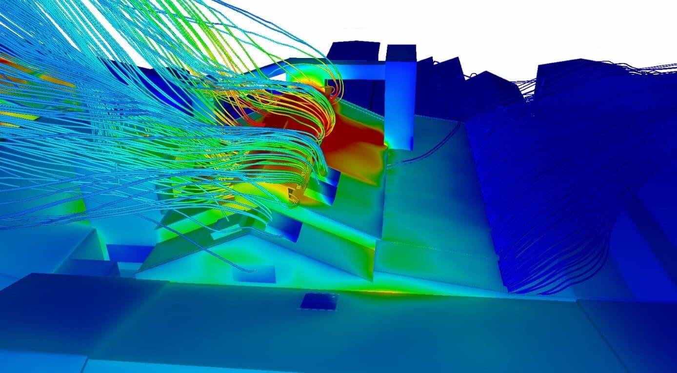 Ventilation naturelle 1 - simulation cfd