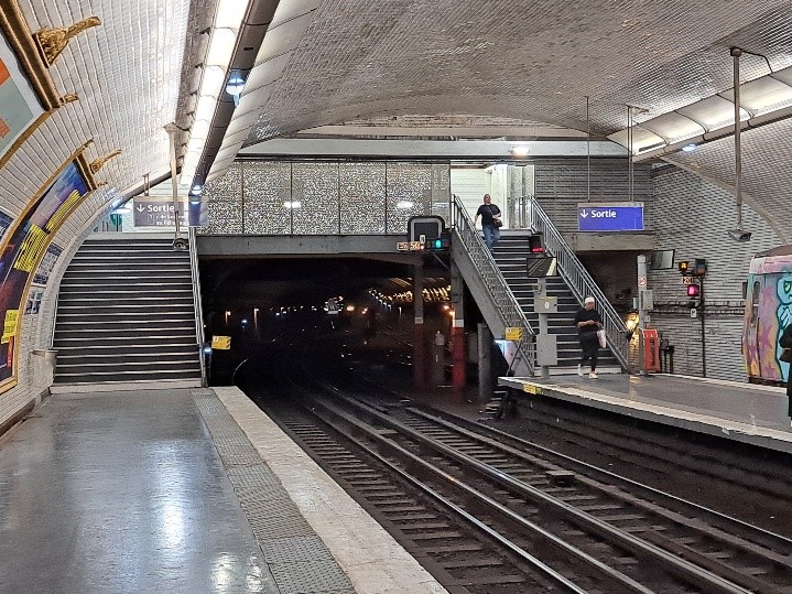 Photo d'une gare de métro