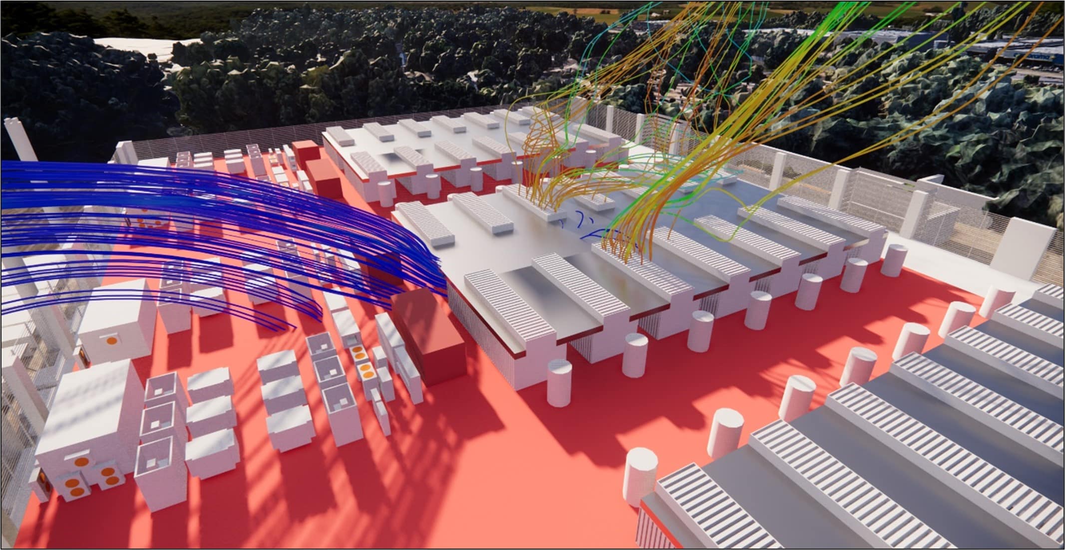 CFD data center hypersacle